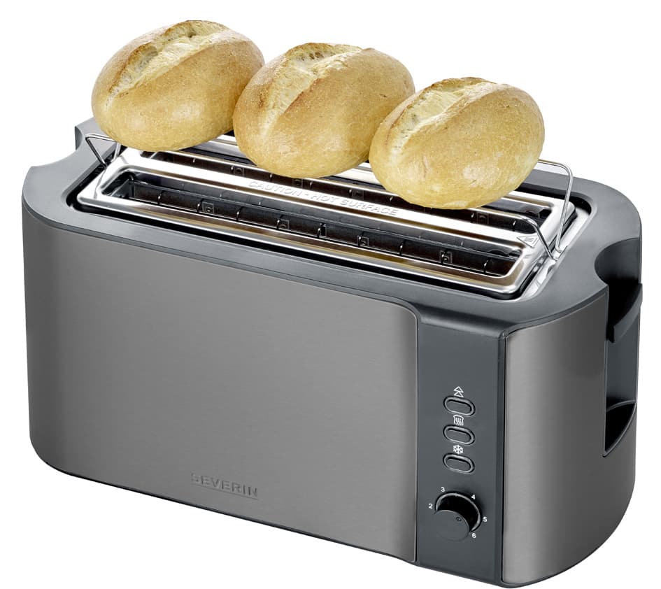 Severin 4-Scheiben-Toaster At 9341, Schwarz
