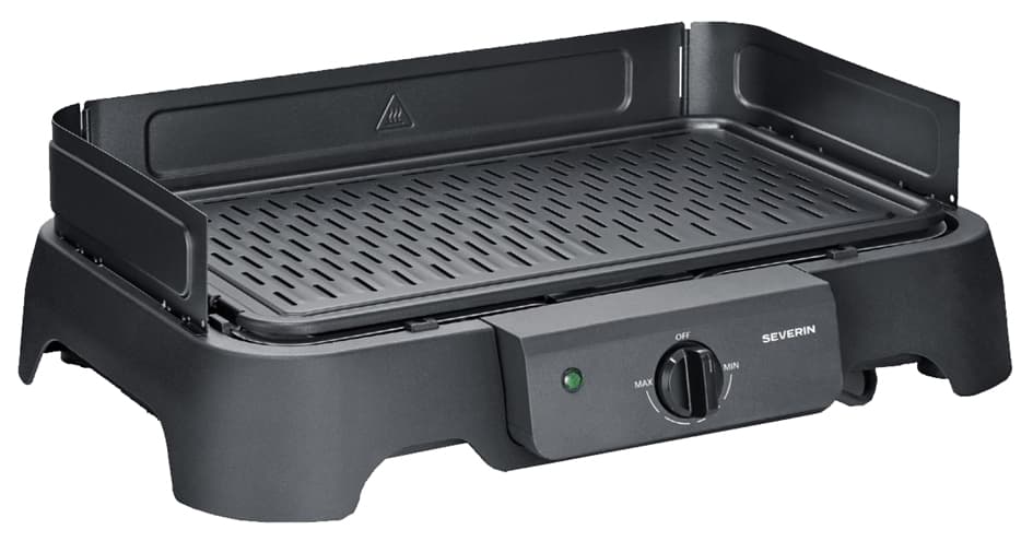 Severin Tischgrill Pg 8595, Mit Grillplatte, Schwarz