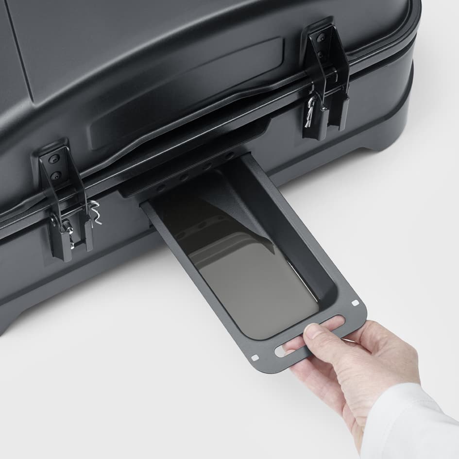 Severin Tischgrill Pg 8597 Mit Abdeckung, Schwarz