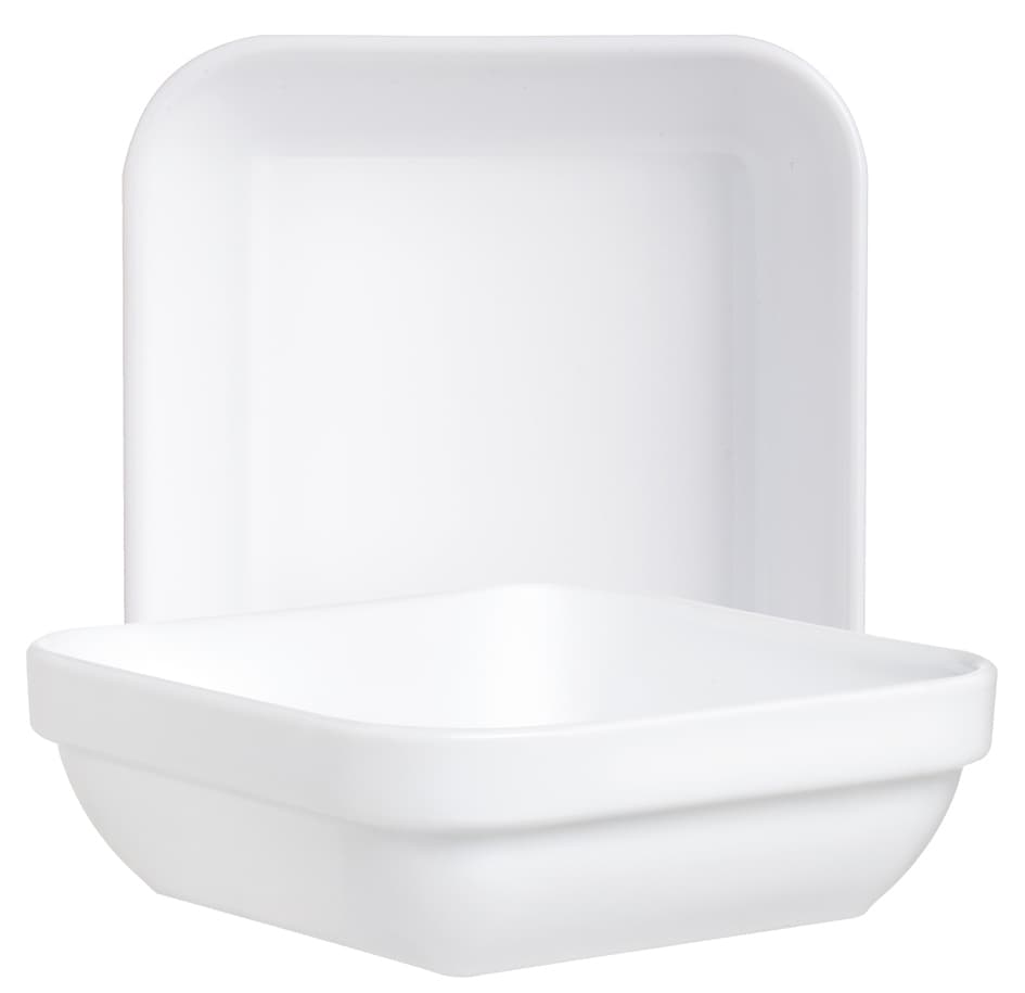 Esmeyer Arcoroc Stapelschale, Quadratisch, 0,22 L, Weiß