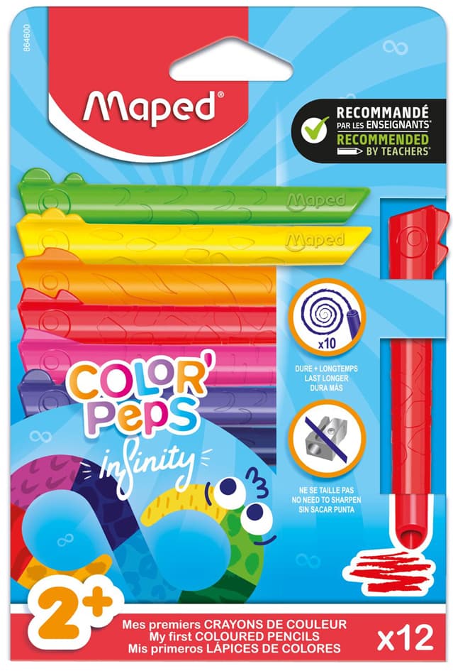 Maped My First Dreikant-Buntstift Color, Peps Infinity, 12er