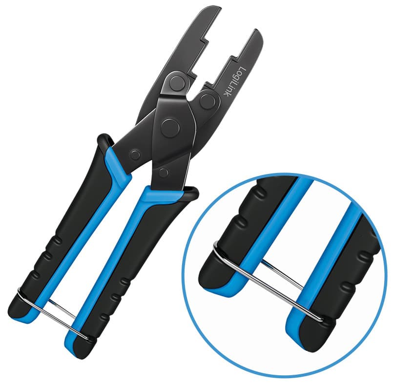 Logilink Crimpzange Für Keystone Module & Rj45, Schwarz/Blau