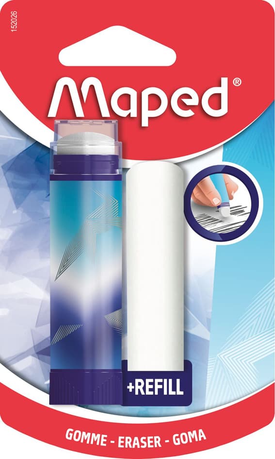 Maped Radierer Arctic + Ersatzradierer, Blister