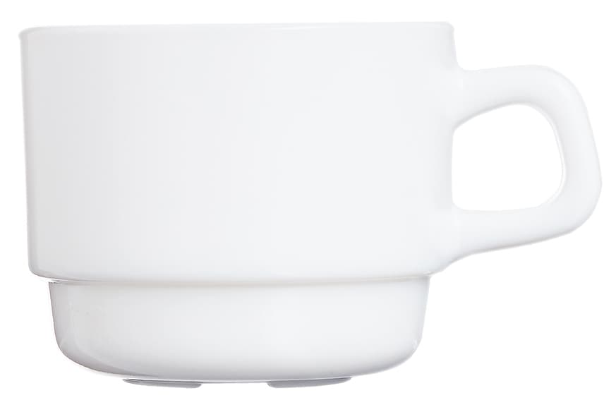 Esmeyer Arcoroc Kaffeetasse, 0,19 L, Weiß