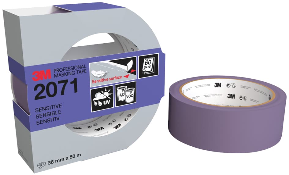 3m Malerabdeckband 2071, 36 Mm X 50 M, Violett