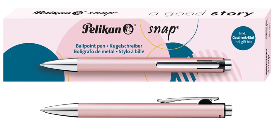 Pelikan Druckkugelschreiber Snap Metallic, Roségold