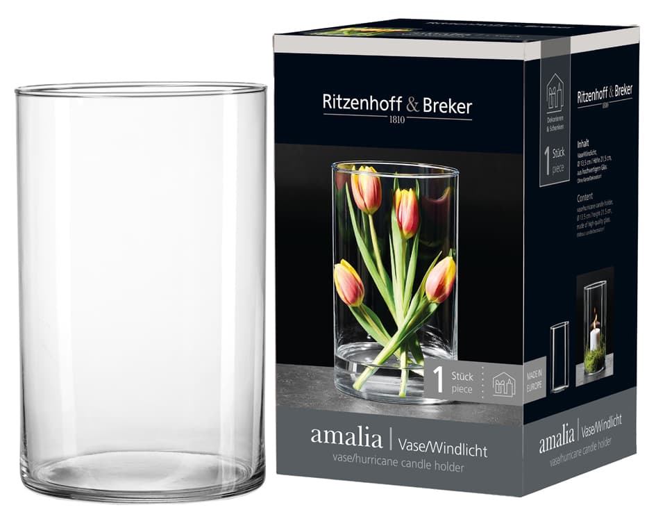 Ritzenhoff & Breker Blumenvase Amalia, Transparent