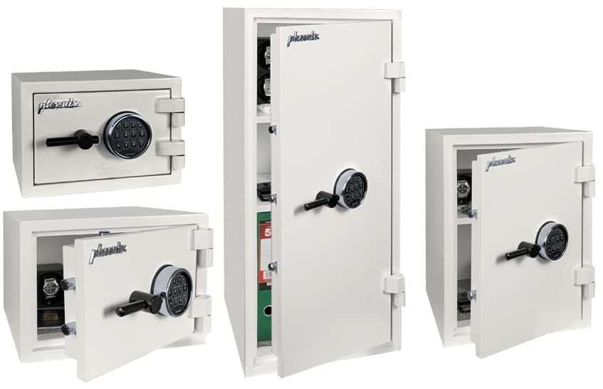 Phoenix Einbruchschutz-Tresor Fortress Ss1455e, Weiß