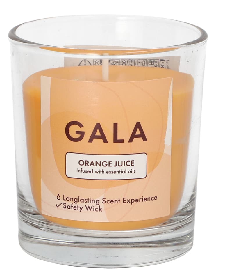 Gala Duftkerze Im Glas , Orange Juice, , 115 G