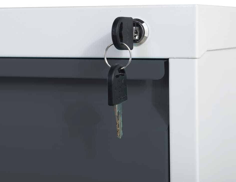 Phoenix Aktenschrank Fc1002gak, 2 Schubladen, Hellgrau/Grau