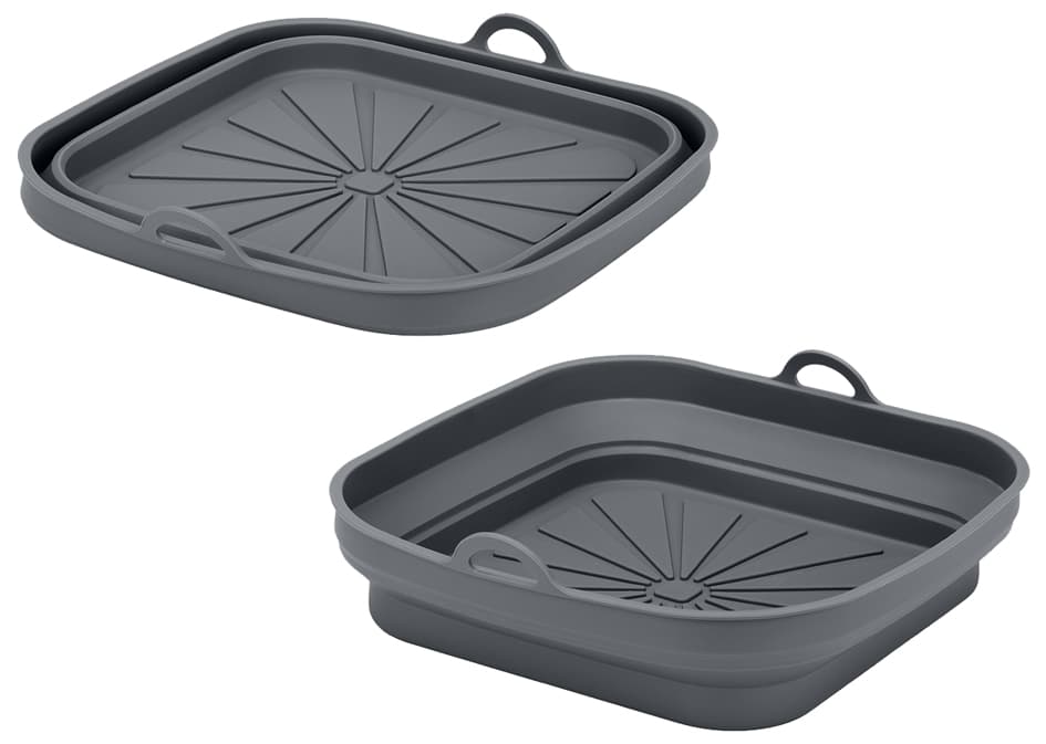 Metaltex Silikonkorb Für Heißluftfritteuse, 215 X 215 Mm