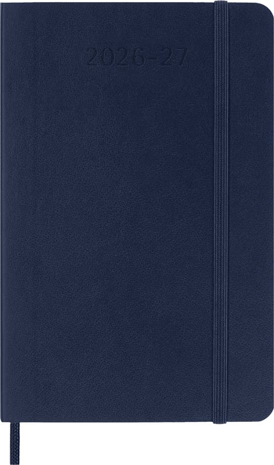 Moleskine Taschenkalender 2026/2027, 18 Monate, P/A6, Blau