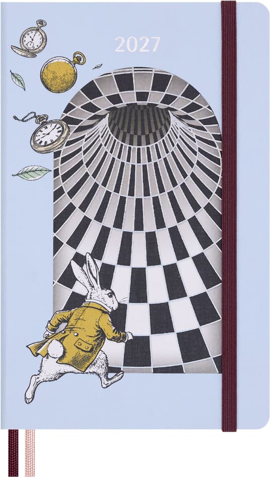 Moleskine Buchkalender , Alice Im Wunderland,  2027, Hardcover