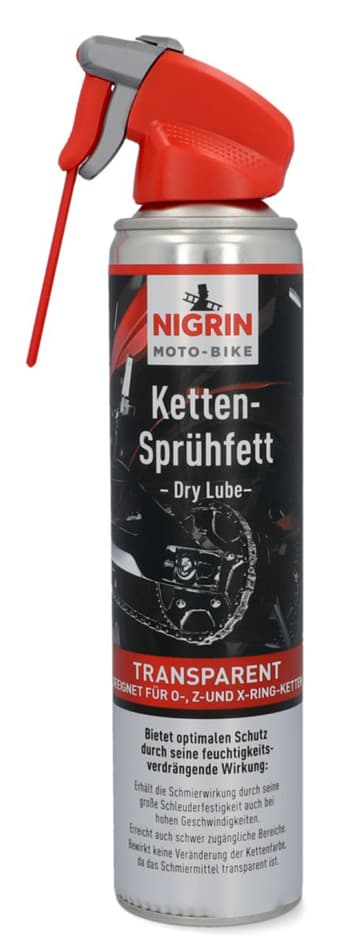 Nigrin Moto-Bike Ketten-Sprühfett, 400 Ml Sprühflasche