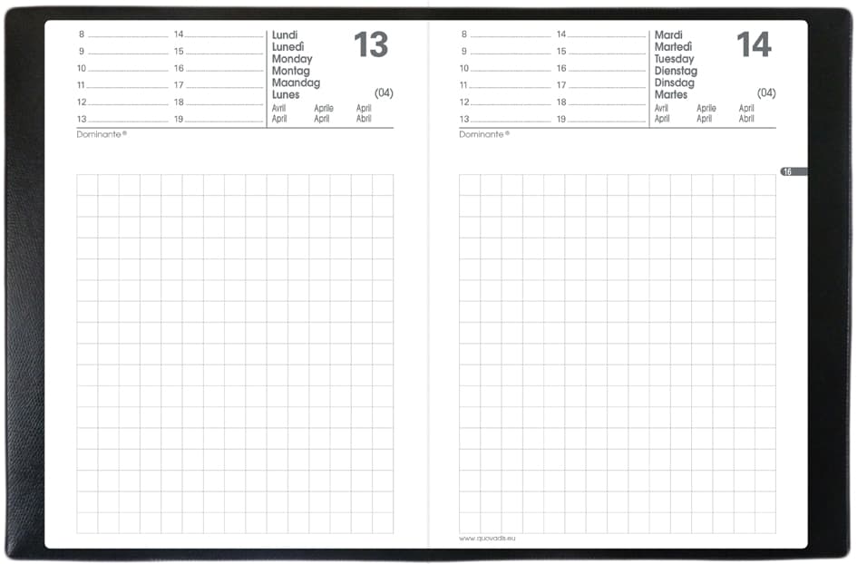 Quo Vadis Taschenkalender , Maor, , 2026, Schwarz