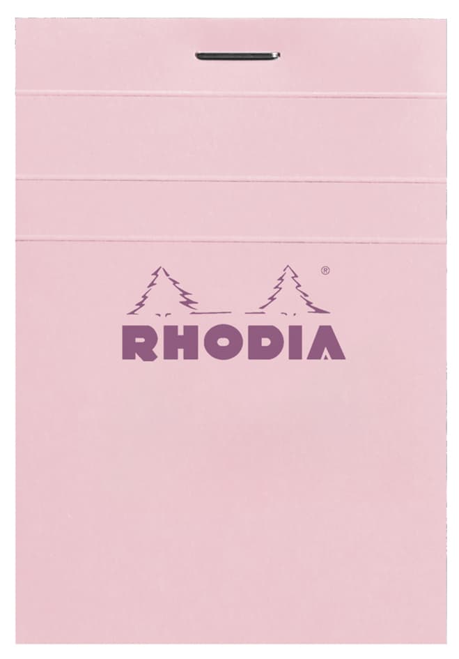 Rhodia Notizblock No. 11, Din A7, Kariert, Rosa