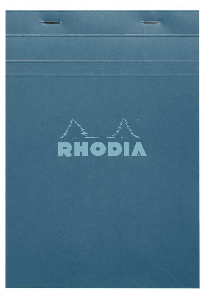Rhodia Notizblock No. 16, Din A5, Kariert, Pfauenblau