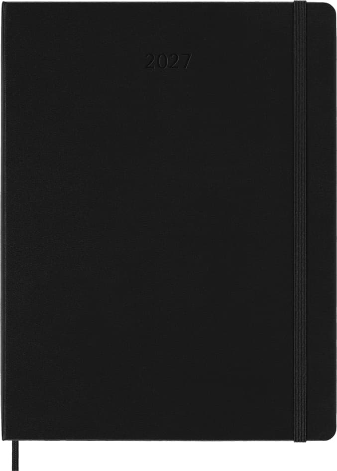 Moleskine Buchkalender Pro 2027, Xl, Hardcover, Schwarz