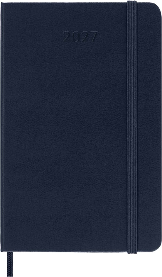 Moleskine Taschenkalender 2027, Tage, P/A6,Hardcvoer, Blau