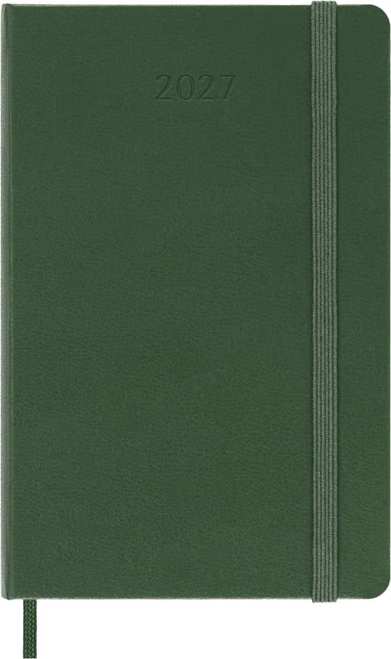 Moleskine Taschenkalender 2027, Tage, P/A6, Hardcover, Grün