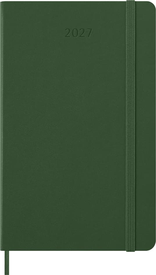 Moleskine Buchkalender 2027, Wochen, L/A5, Hardcover, Grün