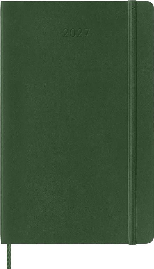 Moleskine Buchkalender 2027, Wochen, L/A5, Softcover, Grün