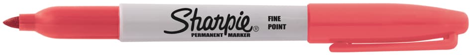 Sharpie Permanent-Marker Fine, Solar Flare Red