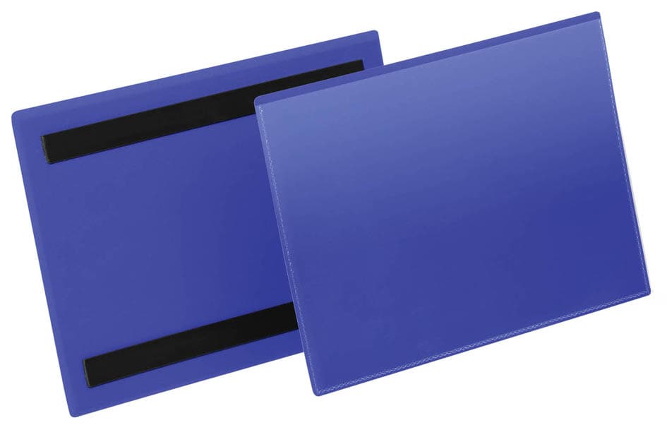 Restposten: Durable Kennzeichnungstasche, Magnetisch, Blau,