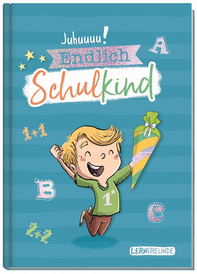 Häfft Lernfreunde Einschulungsalbum Endlich Schulkind, Blau