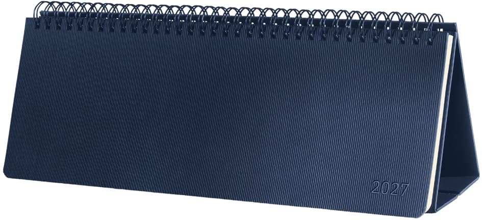 Sigel Tischkalender Conceptum, 2027, Querformat, Blau