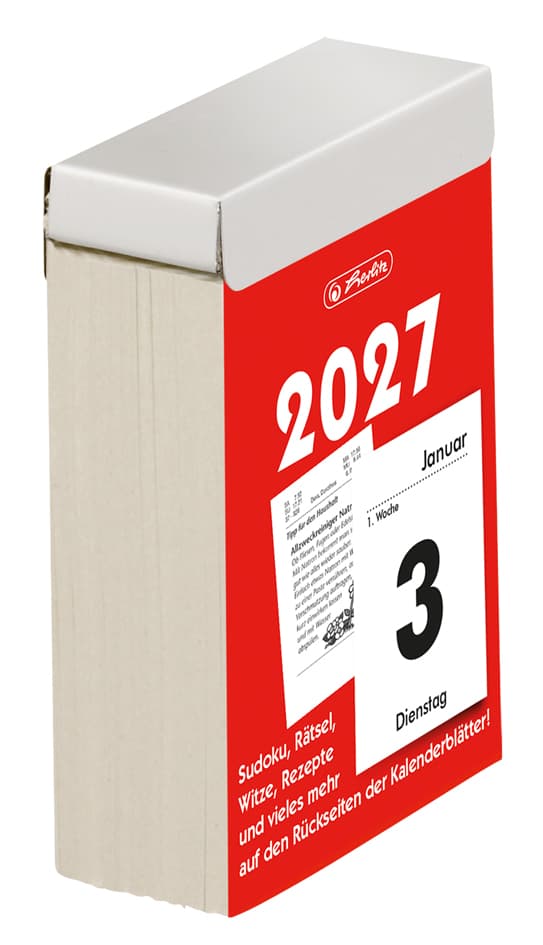 Herlitz Tages-Abreißkalender Nr.3, 2027