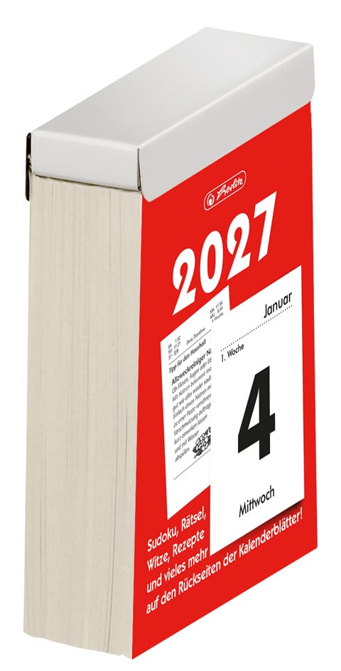Herlitz Tages-Abreißkalender Nr.4, 2027