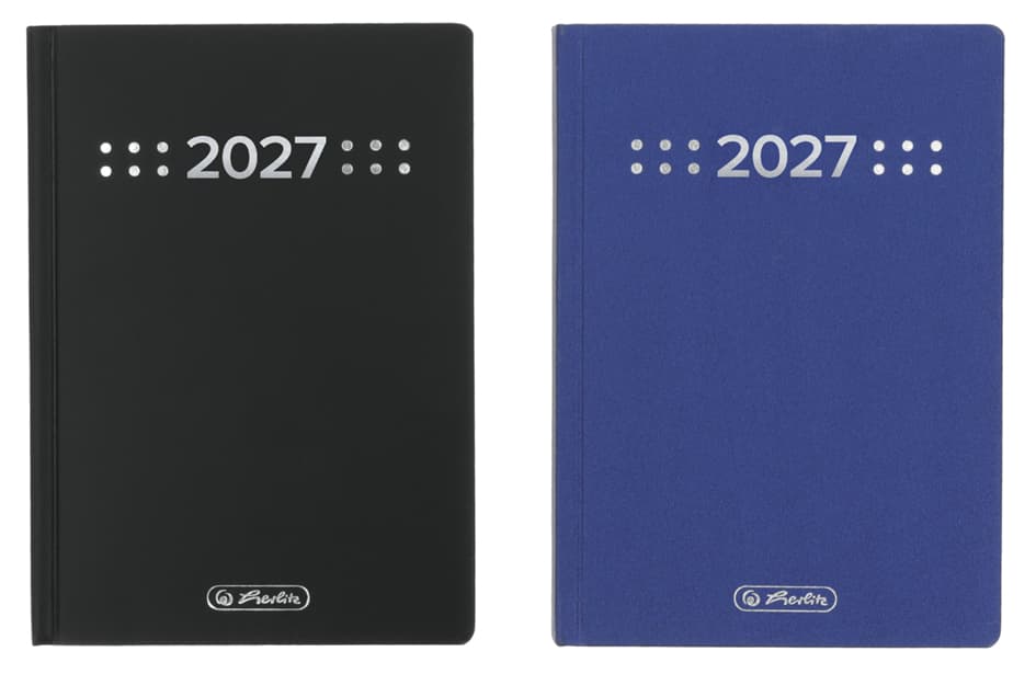 Herlitz Buchkalender Minitimer 2027, A6, Farbig Sortiert