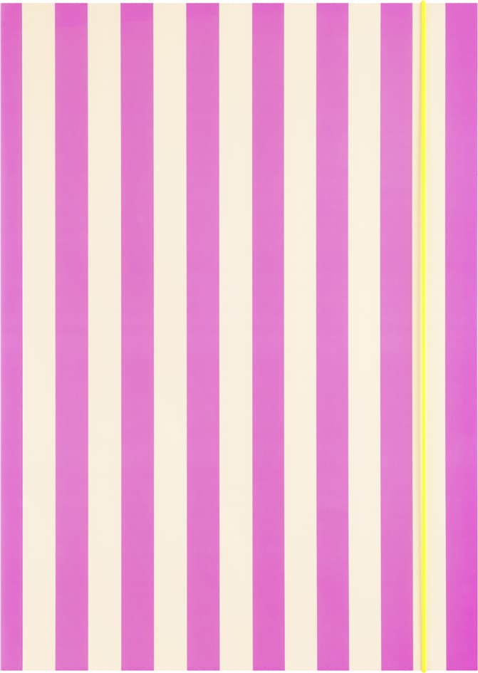 Folia Zeichnungsmappe , Neon Stripes, , Karton, Din A3, Pink