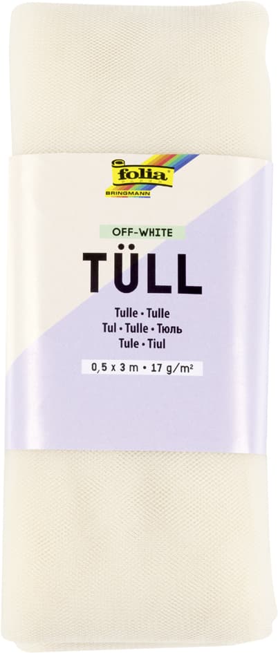 Folia Tüll-Stoff, 500 Mm X 3 M, Weiß