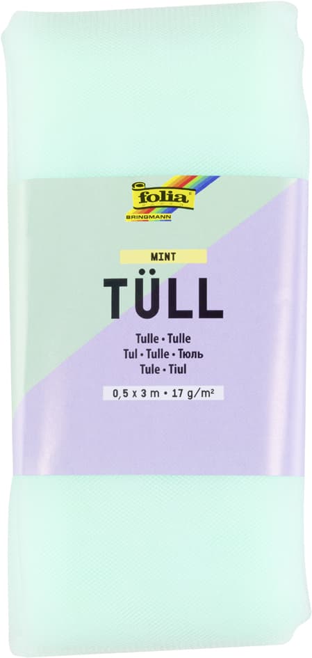 Folia Tüll-Stoff, 500 Mm X 3 M, Mint