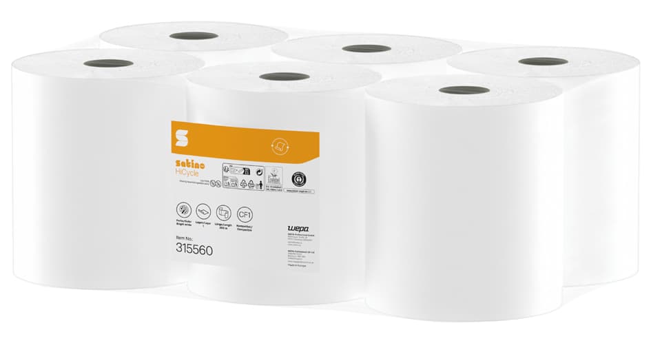 Satino By Wepa Handtuchrolle Hicycle, 1-Lagig, 300 M