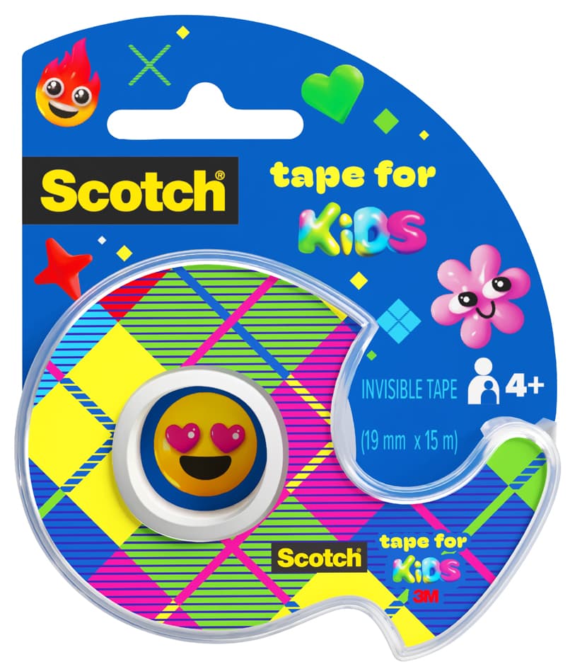 Scotch Klebefilm Kids, 19 Mm X 15 M, Unsichtbar, Matt