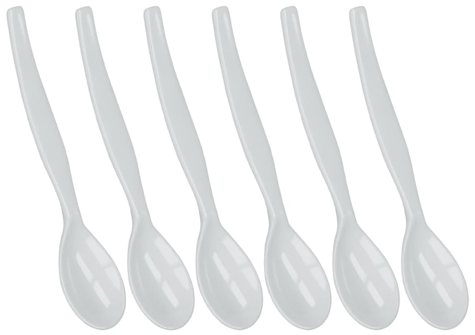 Metaltex Eierlöffel, Kunststoff, Transparent, 6er Set