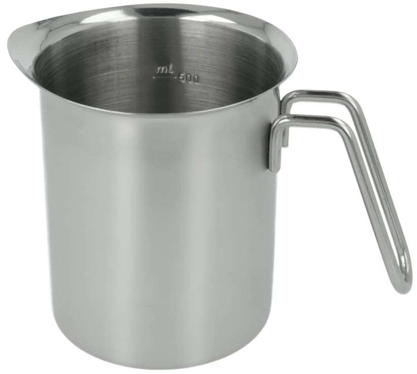 Metaltex Milchkrug, Mit Skala, 0,7 Liter, Edelstahl