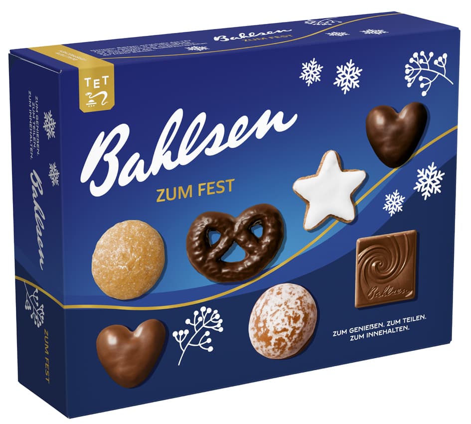 Bahlsen Weihnachts-Gebäckmischung , Zum Fest, , 500 G