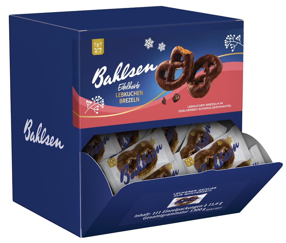 Bahlsen Lebkuchen-Brezeln, Im Displaykarton