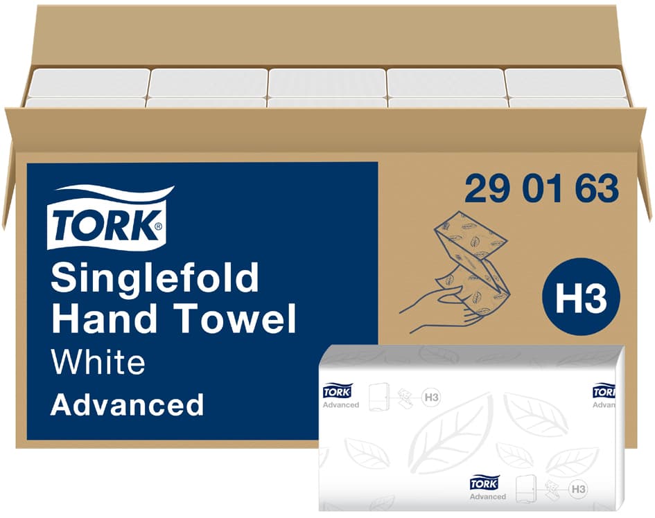 Restposten: Tork Handtuchpapier, 248 X 230 Mm, Weiß, Z-Falz