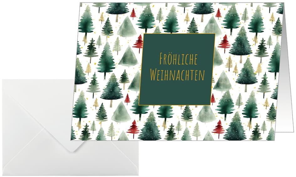 Sigel Weihnachtskarte , Little Pines, , 115 X 170 Mm