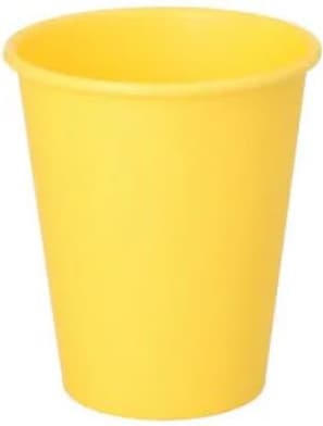 Starpak Papp-Trinkbecher, 0,2 L, Gelb, 50er