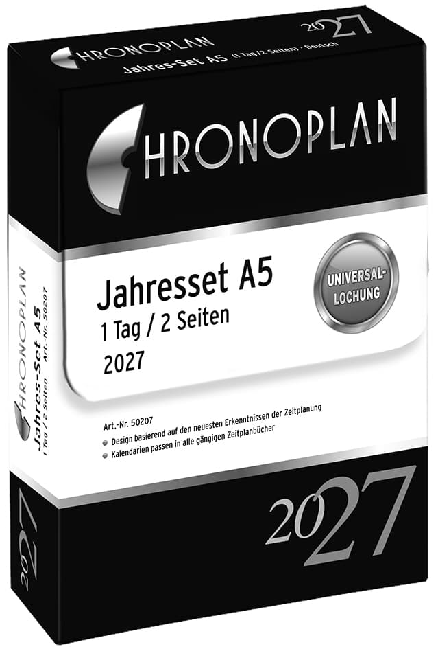 Chronoplan Jahresset 2027, Din A5