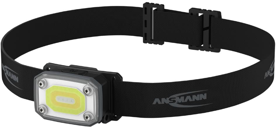 Ansmann 2-In-1-Led-Kopflampe Hd350r, 320 Lumen, Schwarz