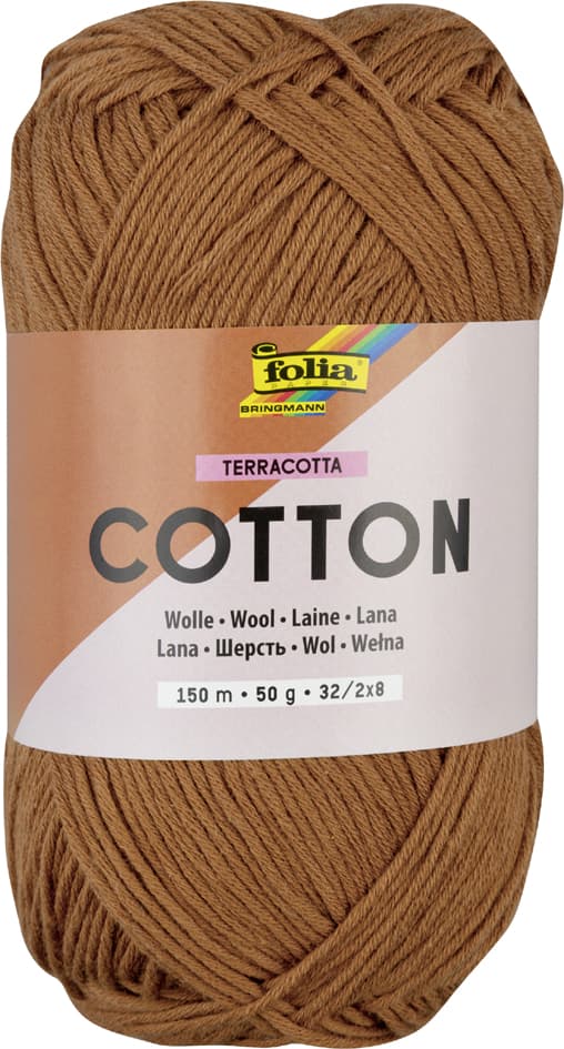 Folia Wolle / Baumwollgarn, 50 G / 150 M, Terracotta
