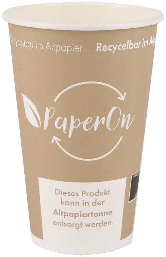 Nature Star Hartpapier-Kaffeebecher , Paperon, , 0,4 L