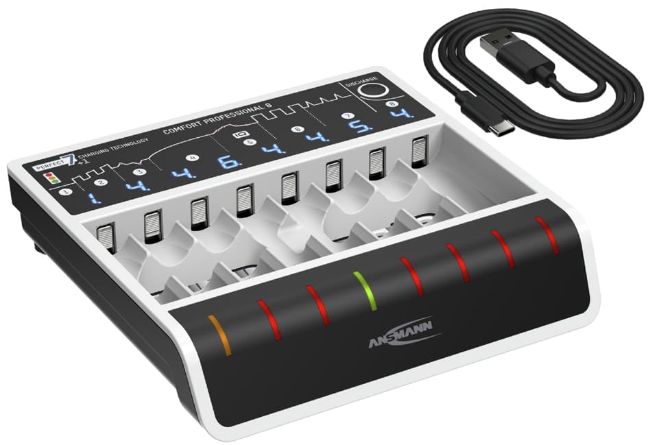 Ansmann Schnell-Ladegerät Comfort Professional 8
